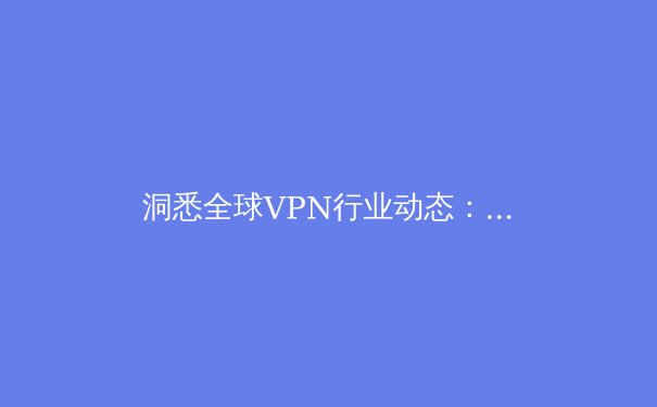 洞悉全球VPN行业动态：2024年用户必须关注的五大核心资讯与趋势 - 3